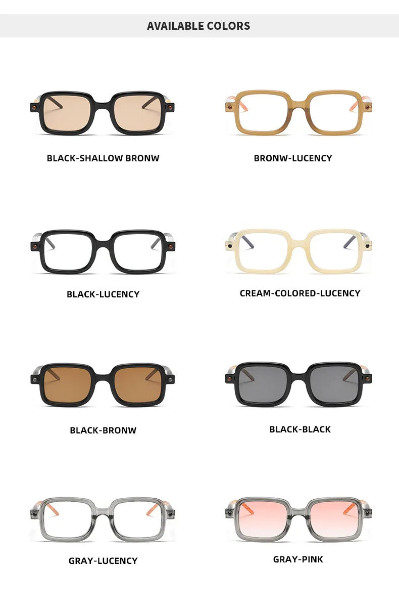 UVLAIK Myopia Optical Glasses Frame Men Women Retro Square Sunglasses Fashion Anti Blue Light Computer Goggles Eyglasses
