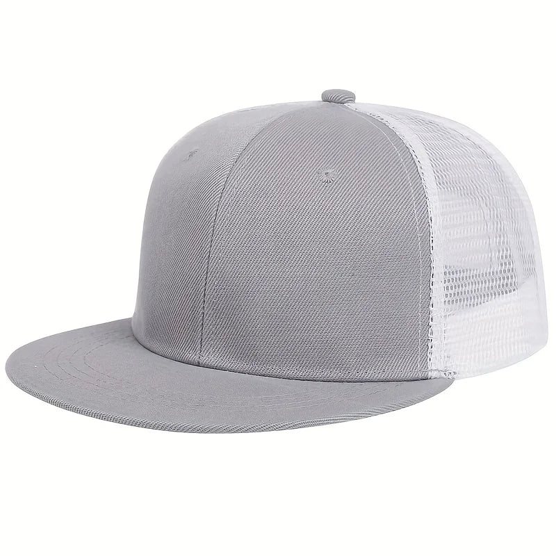 Fashion Baseball Cap Blank Mesh Camouflage Solid Color Hip Hop Hat Outdoor Sports Visor Snapback Hats Trucker Caps