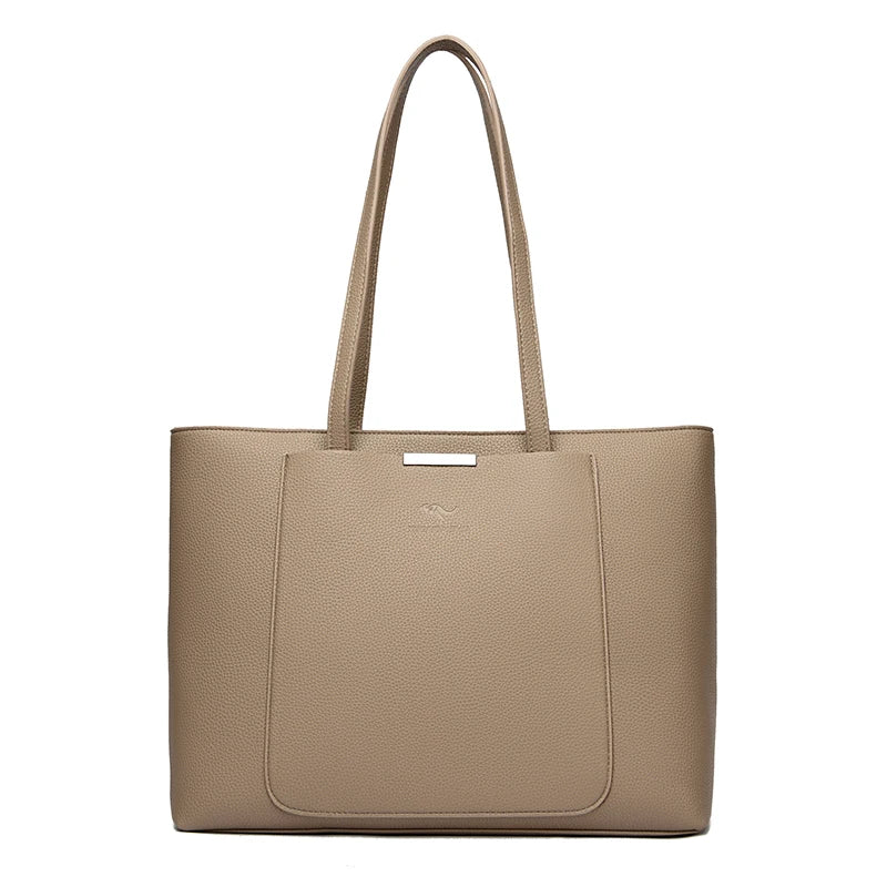 Large Capacity Women Shoulder Tote Bag Pu Leather Hand Bags for Women 2025 Designer Daily commuting Handbags HIgh Quality Sac
