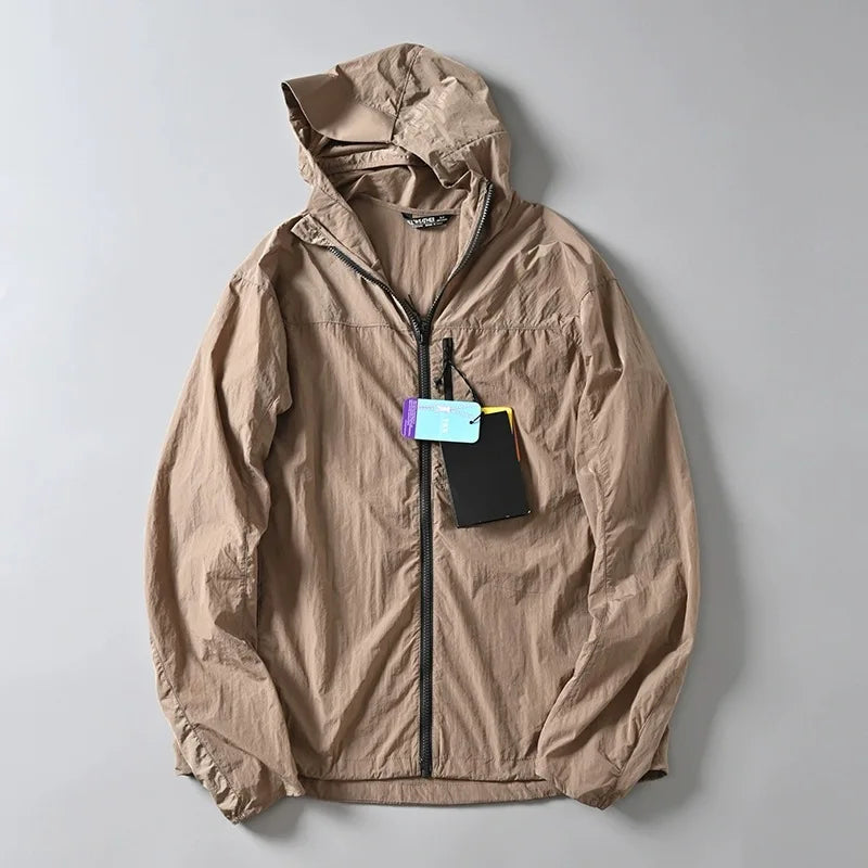 Ultrathin Fishing Jacket Tops Hiking Wearing Good Quality Summer Jackets Men Coats Male Sunscreen Windbreaker Traveling Clothing