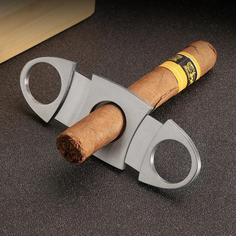 New Cigar Cutter Stainless Steel Sharp Cigar Cutter Manual Cigarette Breaker Scissors Accessories Wedding Party Souvenir Gifts