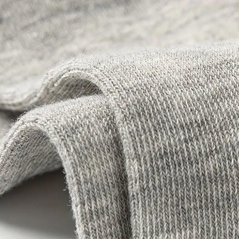 5pairs/set Men's Breathable Casual Sports Socks Quarter Socks For All Seasons
