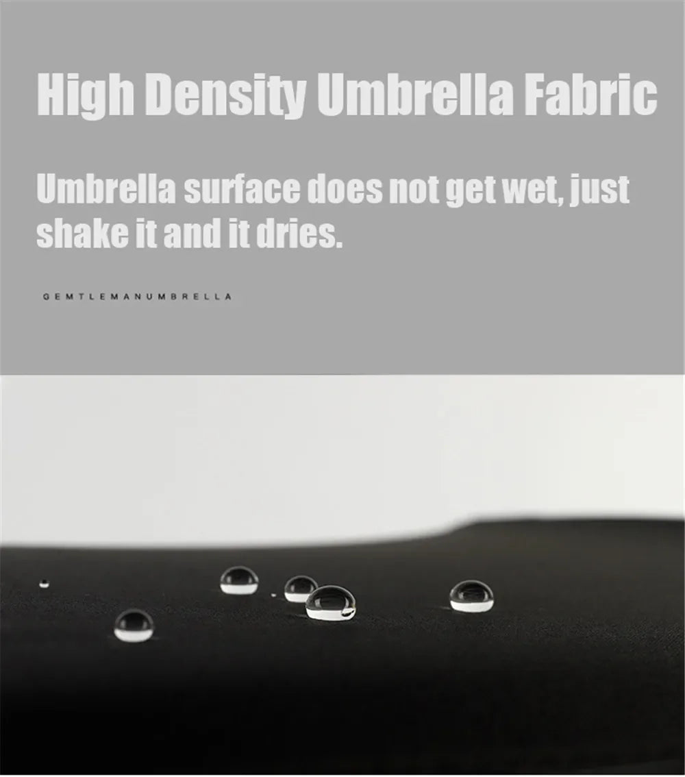 British Style Automatic Umbrella with Wood Handle Business Windproof Large Umbrellas Women 3 Fold Quality Male Parasol Men Gifts