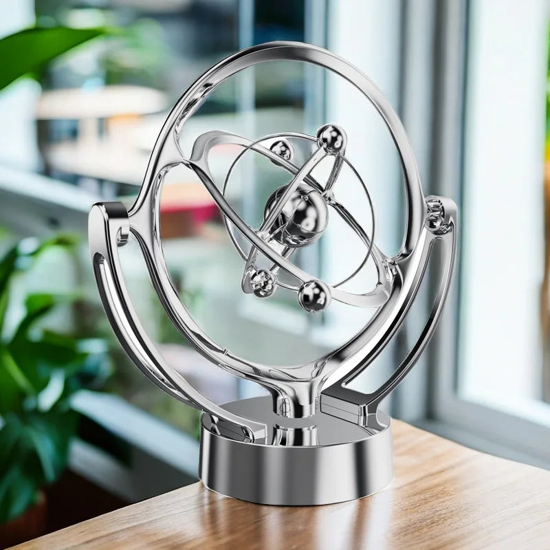 New Earth Kinetic Orbital Revolving Gadget Magnetic Pendulum Perpetual Motion Desktop Office Decor Art Toy Milky Way Model