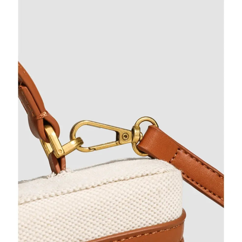Fashion Box Women Handbags Designer Thick Canvas Shoulder Crossbody Bags Casual Spring and summer Small Purses 2025