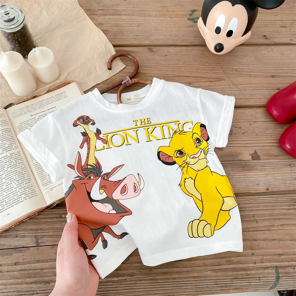 Summer Children's Cartoon Printed T-shirt Short Sleeved T-shirt Casual Sportswear Fashionable Short Sleeved Children's Clothing