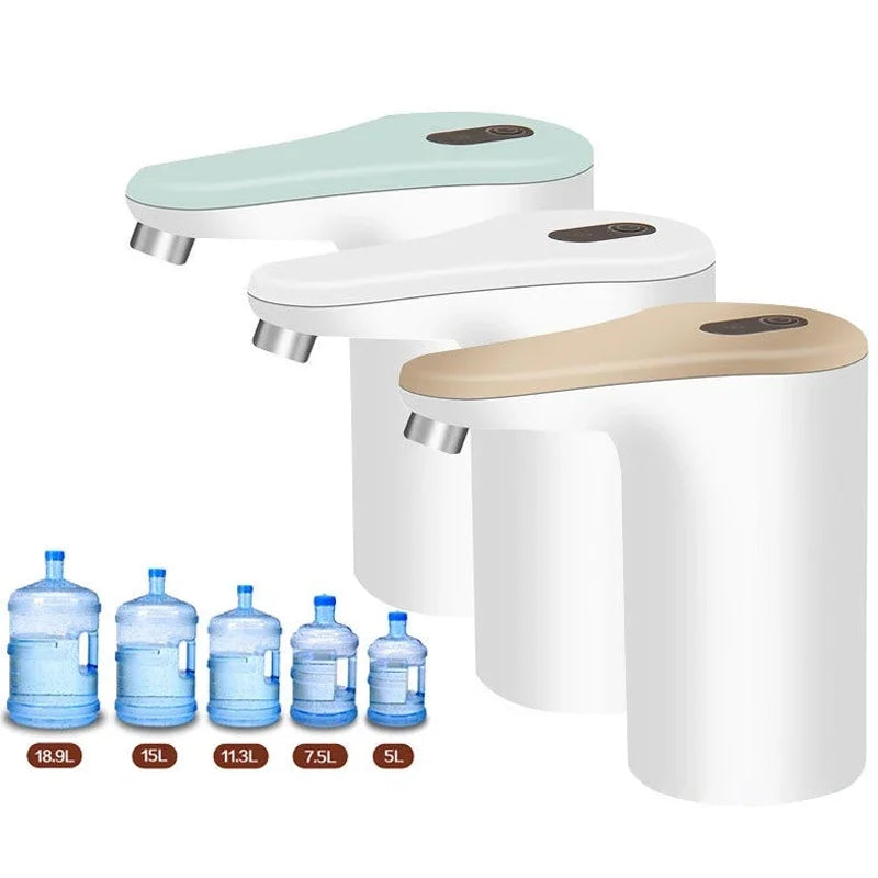 Electric Water Dispenser Bottle Pump USB Charging Barreled Water Pump Dual Mode Switch Automatic Water Dispenser Pump for Home