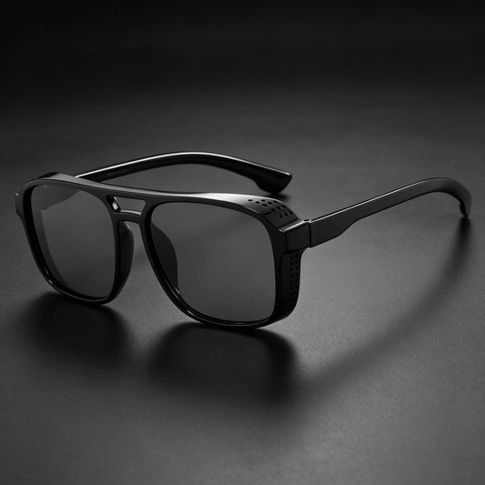 Classic Steampunk Style Sunglasses Men Women Brand Designer Retro Square Sun Glasses Colorful Lens Vintage Eyewear UV400