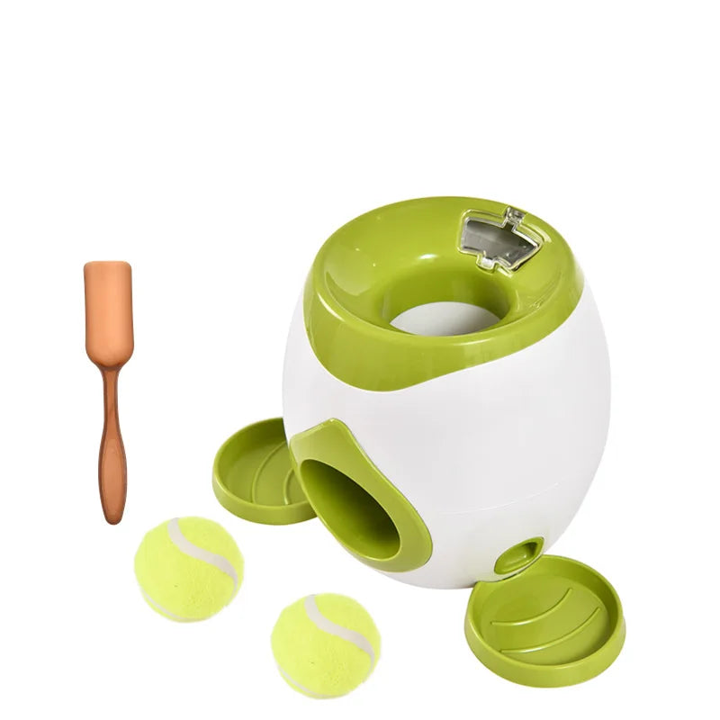 Automatic Ball Launcher for Dogs Mental Stimulation Interactive Training Dog Toys Indoor Outdoor Ball Thrower Machine Pet Toys