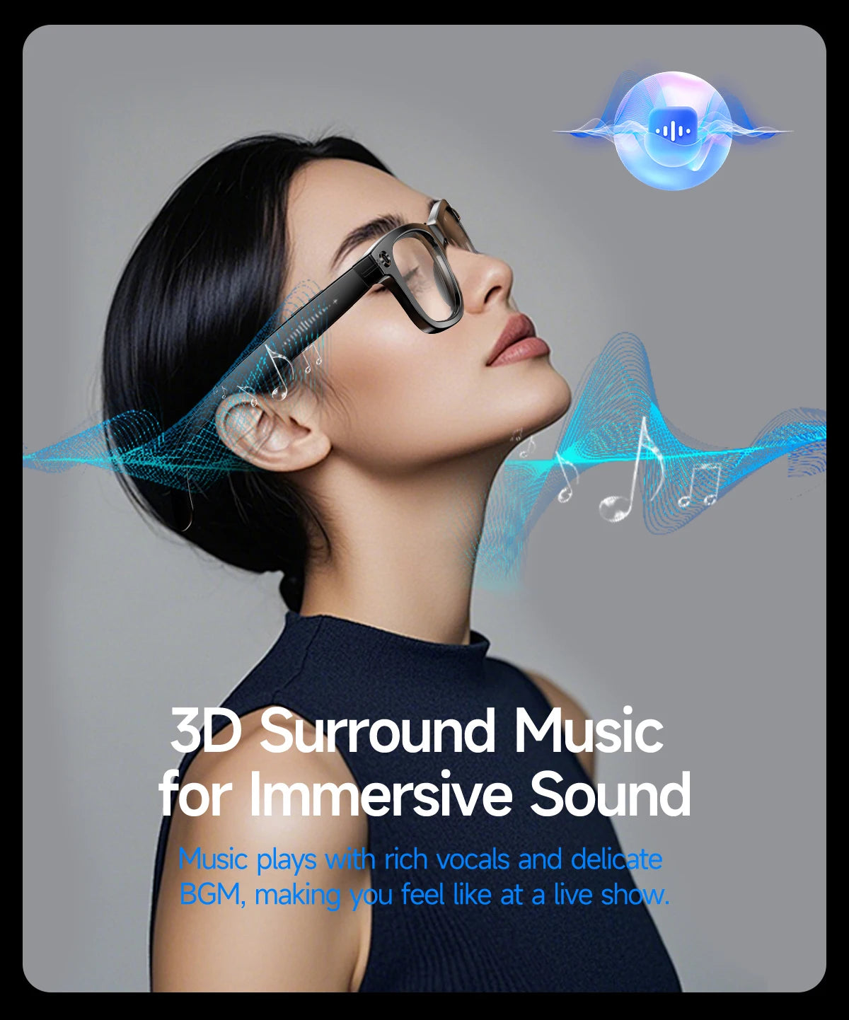 2025 New Upgrade smart glasees With Camera Video Recording AI Photo Recognition Bluetooth Call Translation Voice Sunglasses Man
