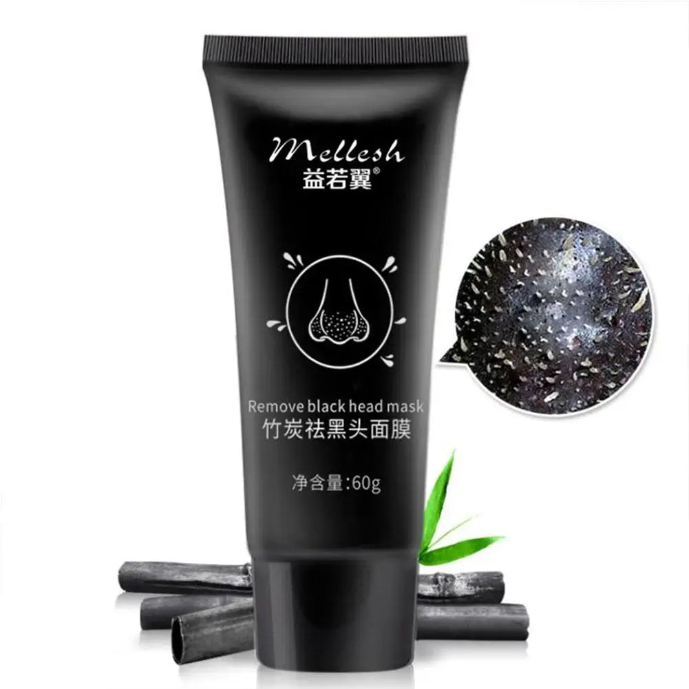 Bamboo Charcoal Facial Mask Blackhead Removing Facial Mask 60g Dirt Removing Cleaning Pore Layer Cleaning Skin Care Facial Mask