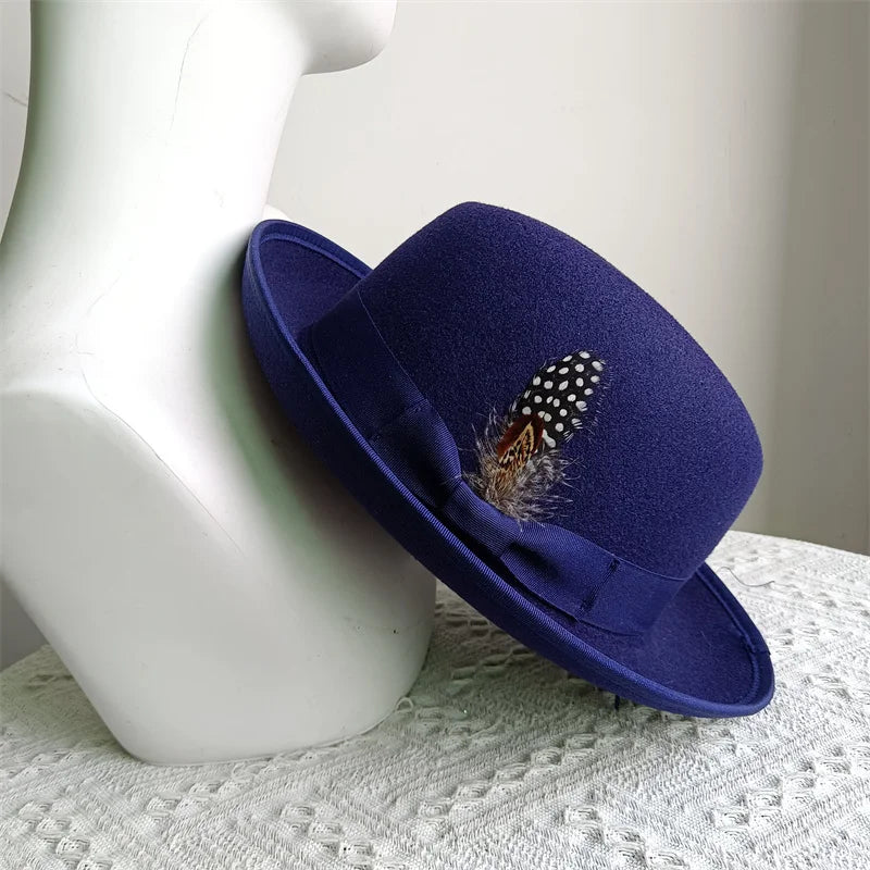 Green Retro Men's Spring Hat Unisex Men's Bow Women's Curved Brim Wide Brim Sun Hat Straw Hat Beach Hat sombrero hombre