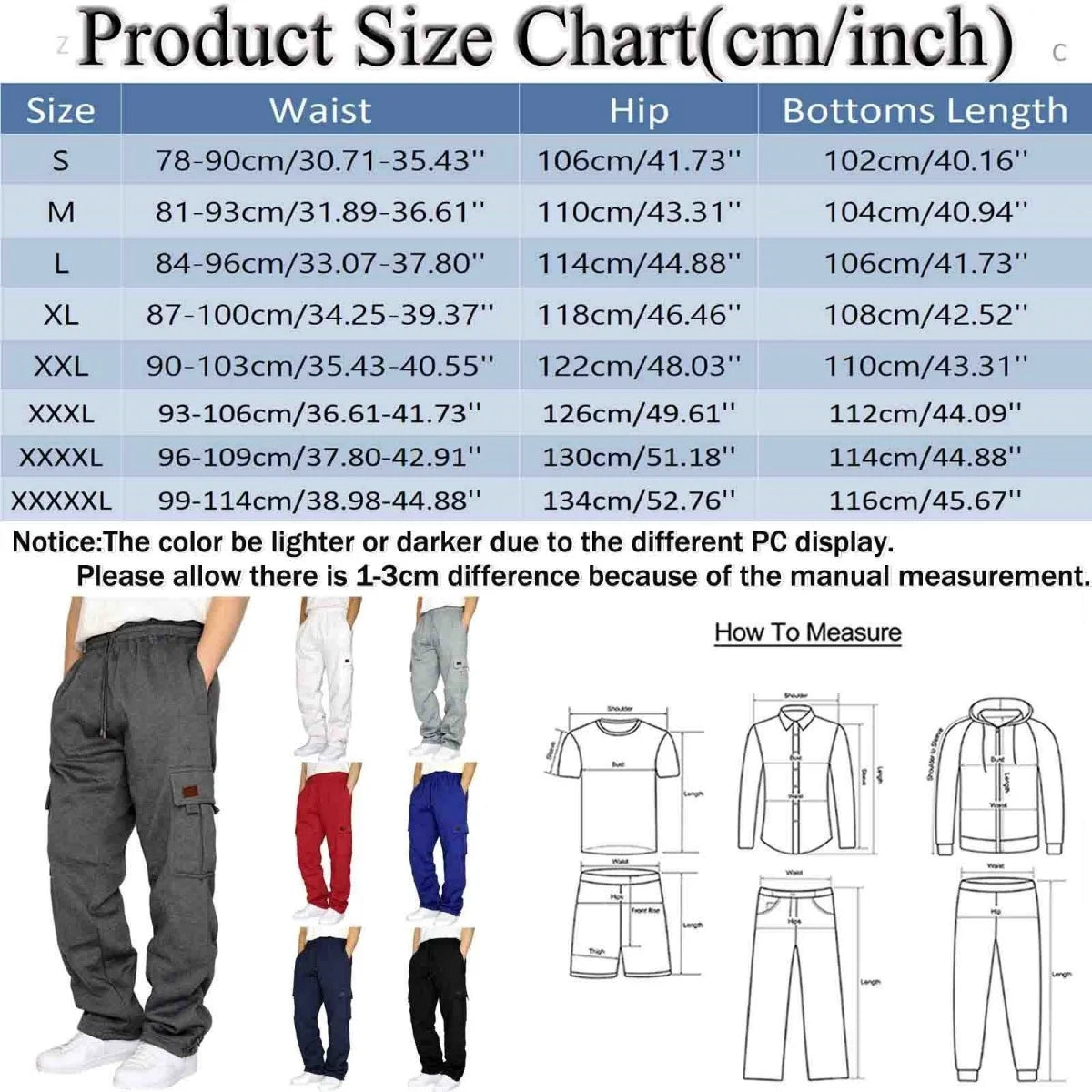 Men's Fashionable Work Pants With Winter Insulation, Multiple Pockets, Drawstring Fastening, Warm And Loose Casual Trousers
