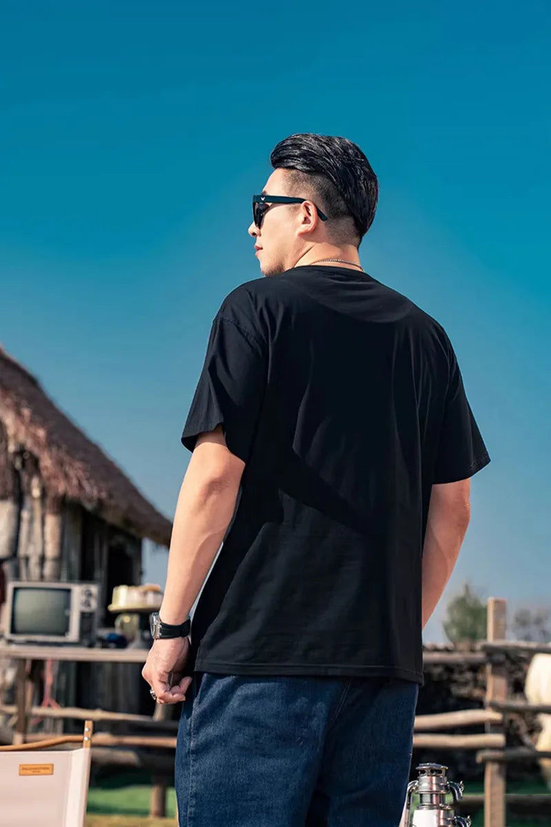 Plus SIze 15XL men's summer new Large trendy casual Cartoon round neck short sleeved t-shirt 14xl 200kg graphic t shirts