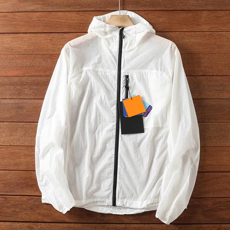 Ultrathin Fishing Jacket Tops Hiking Wearing Good Quality Summer Jackets Men Coats Male Sunscreen Windbreaker Traveling Clothing