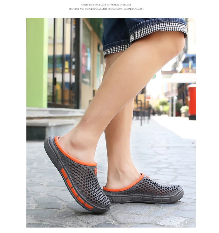 Plus size 47 Designer Summer Men's Sandals Outdoor Garden Men's Shoes Flat casual shoes Beach slippers Fashion slippers