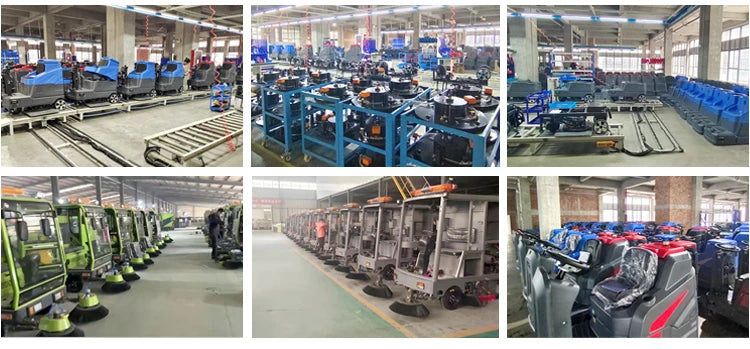 CleanHorse X2 Industrial Automatic Vacuum Drive Auto Floor Sweeper Machine Ride on Electric Street Road Sweeper