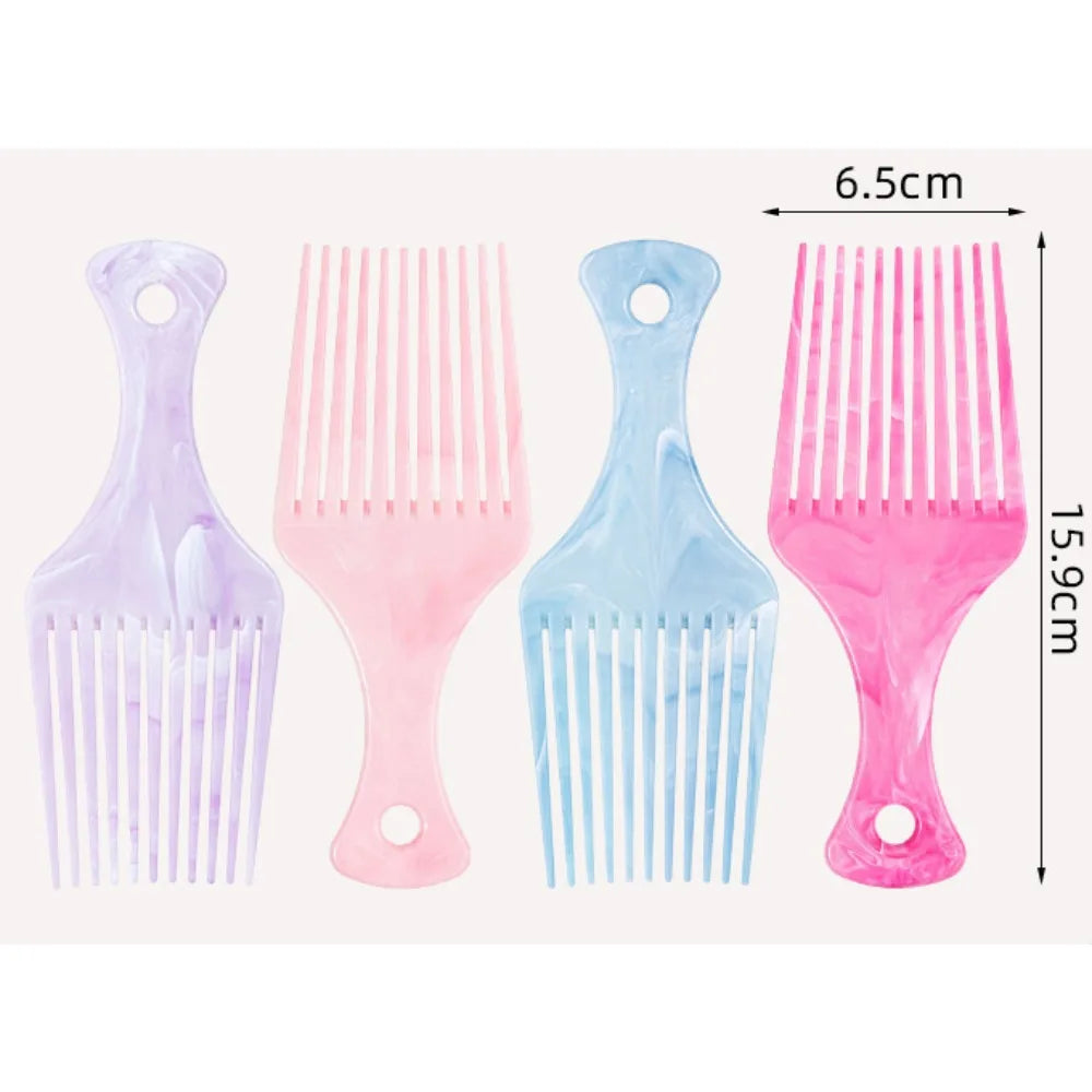Professional Barber Hair Styling Afro Comb Hairdressing Curly Hair Pick Tools Suitable for Natural Curly Hair Расческа Для Волос