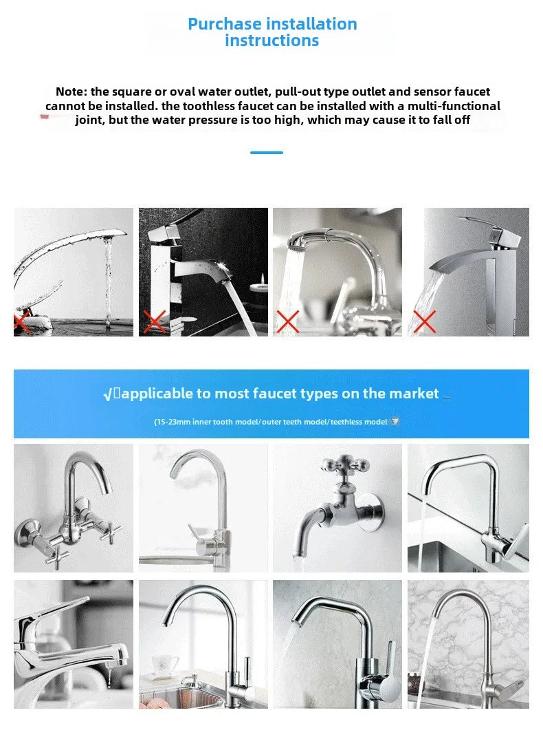 3000W Instant Hot Water Heater Faucet Electric Tankless for Kitchen Fast Heating Tap with Temperature Display