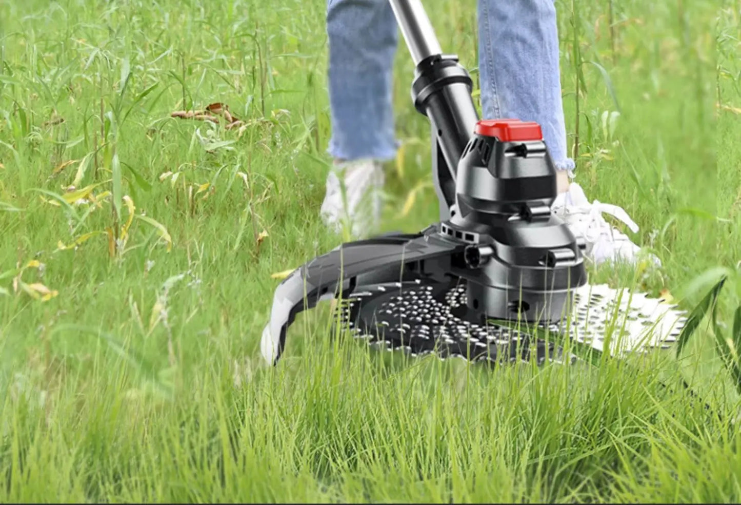 Portable Electric Lawn Mower with Lithium Battery for Home Use and Farming Grass Trimming