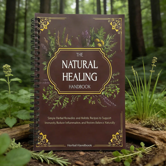 Natural Healing Handbook: Coil bound easy to read notebook with both practical and collectible value