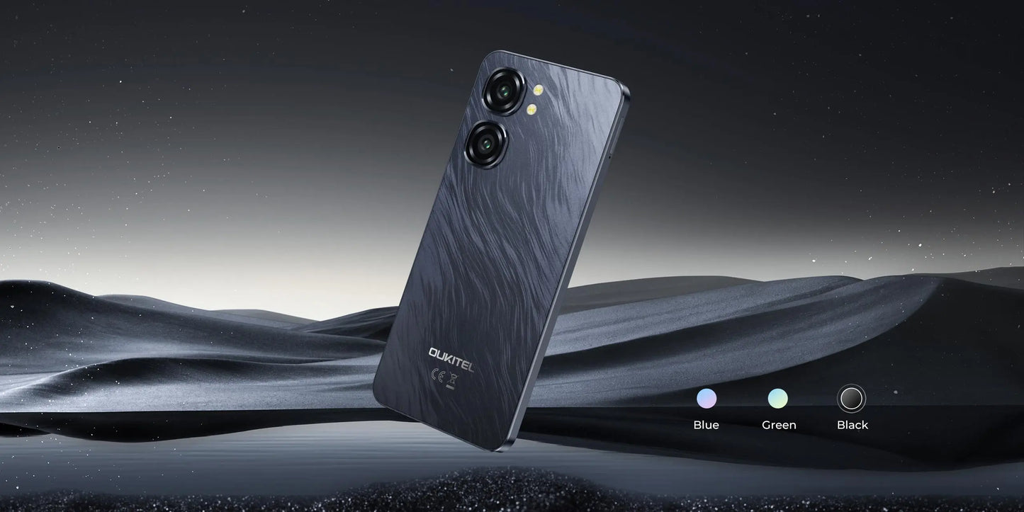 Oukitel C58 PRO smartphone 5150mAh Battery 24(6+18)GB+256GB 50MP Main Camera 6.7" HD+ Display