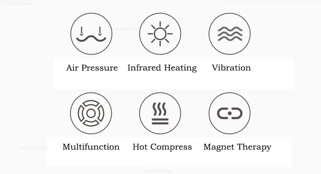 Xiaomi Pangao Intelligent Knee Massager Air Pressure Massage Infrared Heating Physiotherapy Instrument Knee oint Pain Relief