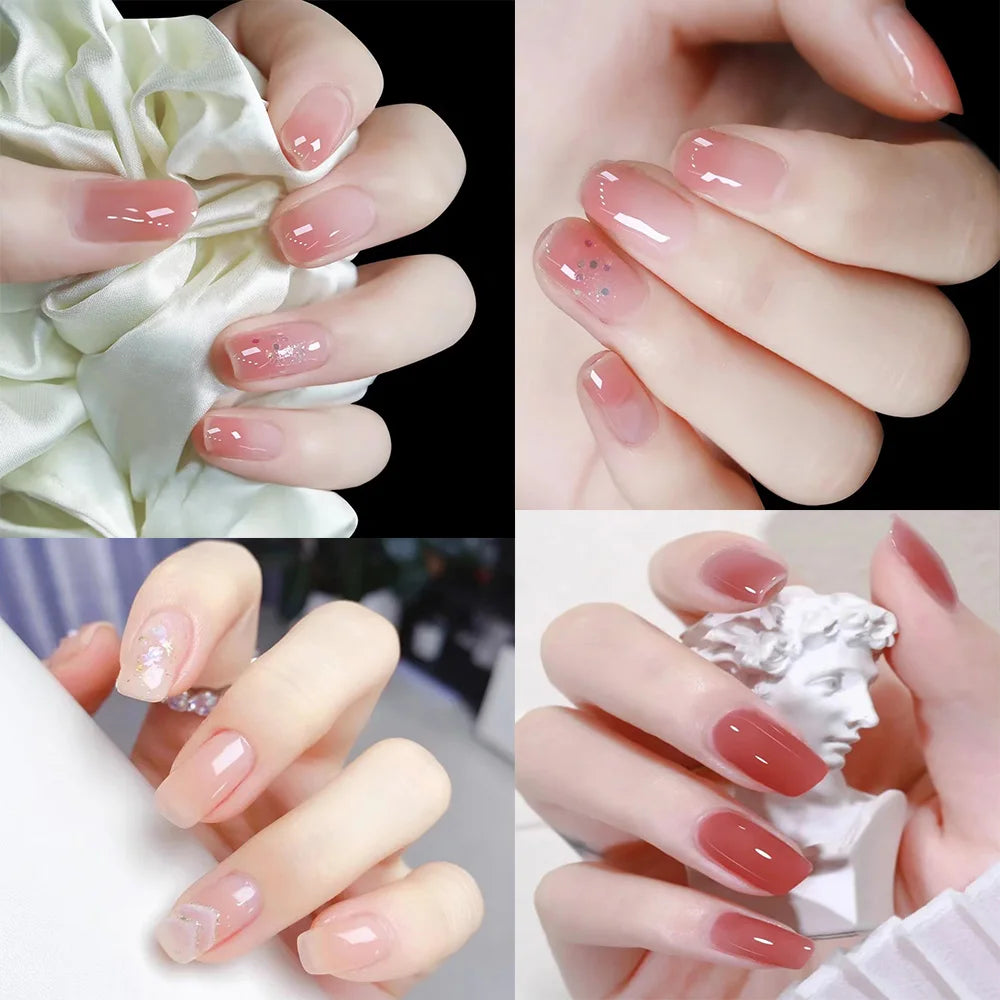 KODIES GEL New Gel Nail Polish 8ML Jelly Autumn Winter UV Semi Permanent Milky White Soft Nail Art Gels Varnish French Manicure