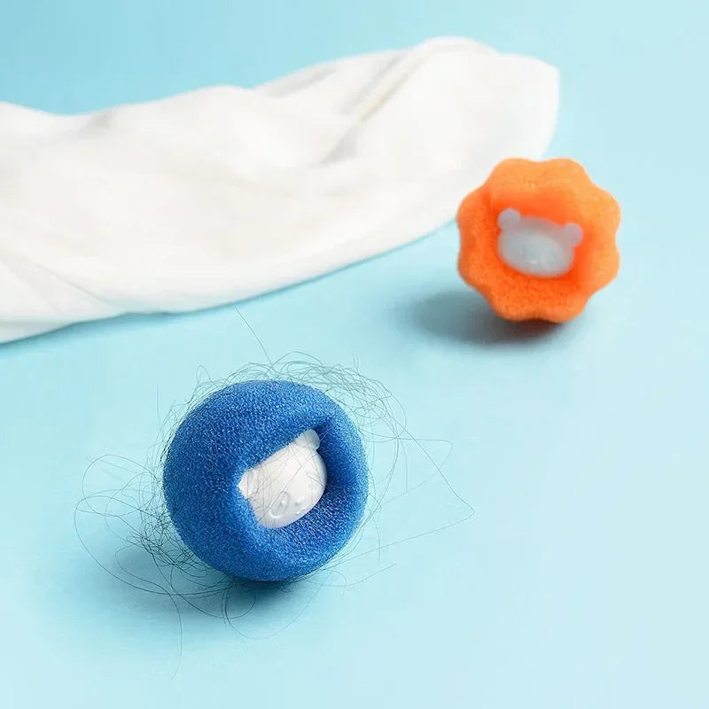 Reusable Pet Hair Remover Laundry Balls Sponge Cleaning Balls Washing Machine Lint Catcher For Cat Dog Fur Household Filter