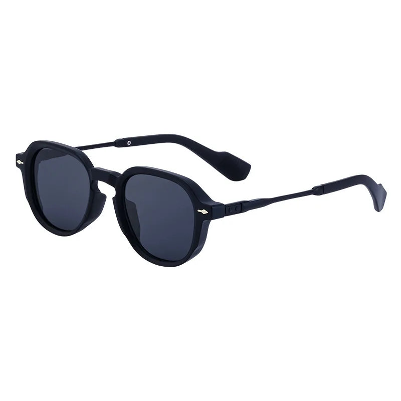 Retro Style Rectangular Frame Sunglasses Luxurious Outdoor Street Photography Sunscreen Glasses Fishing Driving