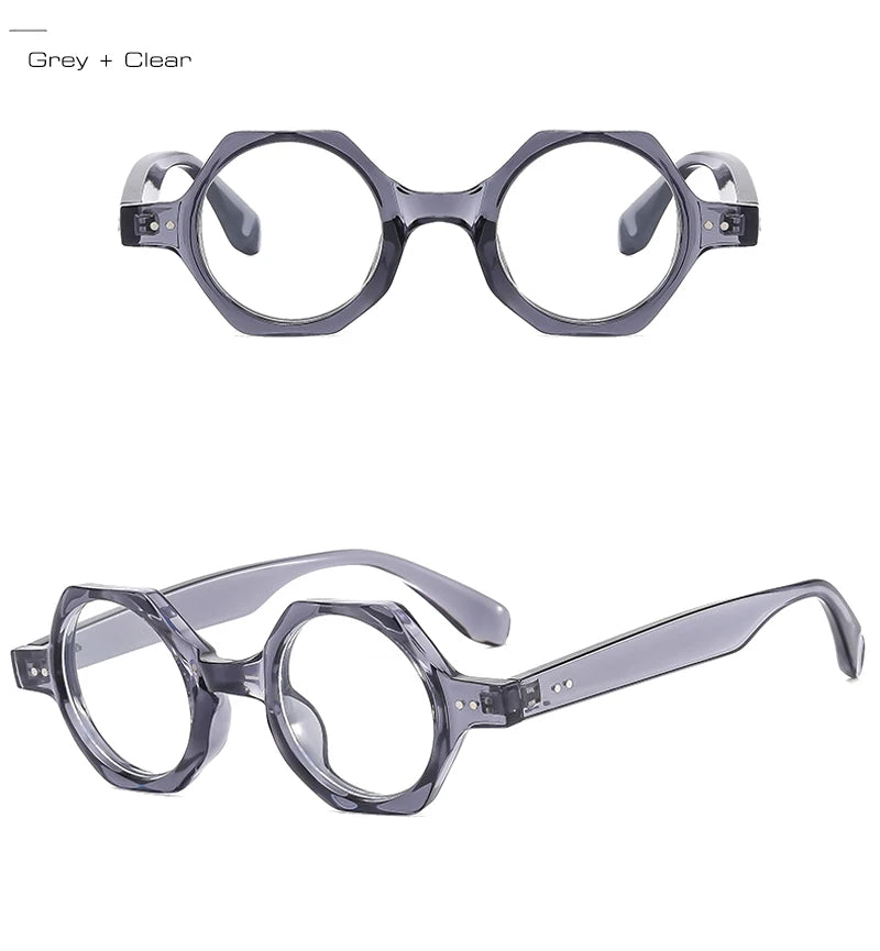 SHAUNA New Polygon Square Sunglasses Women Fashion Candy Color Round Lenses Eyewear Shades UV400 Men Sun Glasses