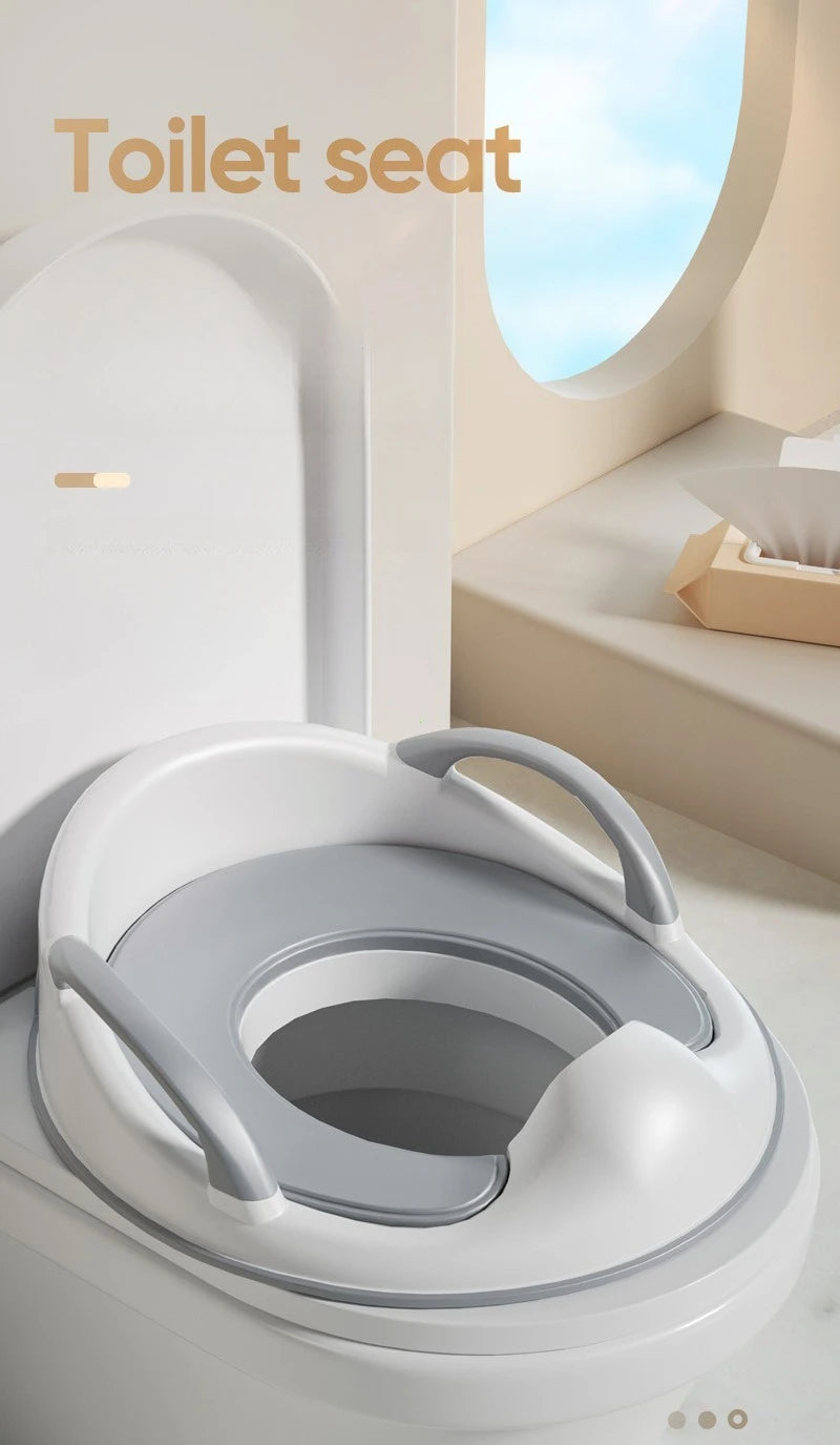 Baby and Child Toilet Seat Ring Female Baby and Little Boy Cushion Bedpan Cover Children's Toilet Household Auxiliary Toilet Kid