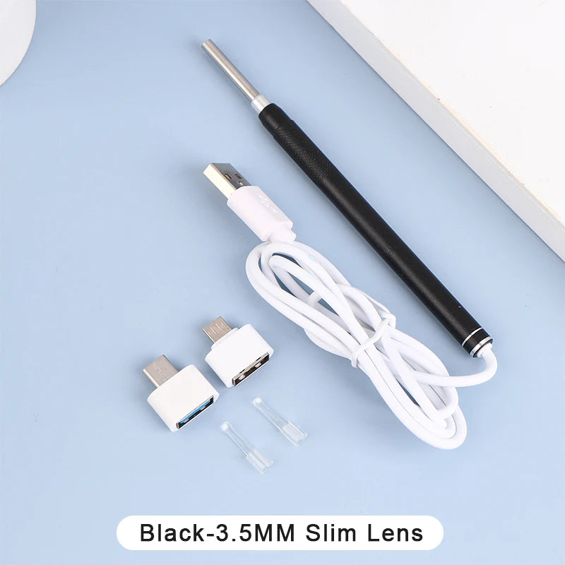 1Set Smart Visual Earpick Endoscope Spoon Ear Cleaner Camera Otoscope Ear Wax Remover Earwax Removal Tool