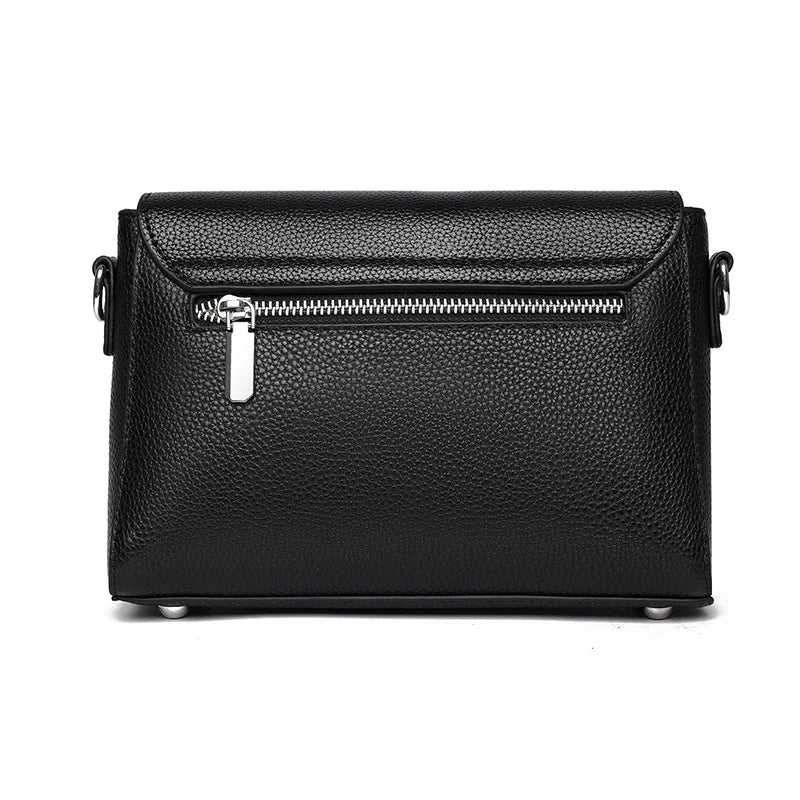 Luxury Brand Genuine Leather Handbag Women Fashion High Quality Solid color Cow Leather Shoulder Crossbody Bag Female Tote Bags