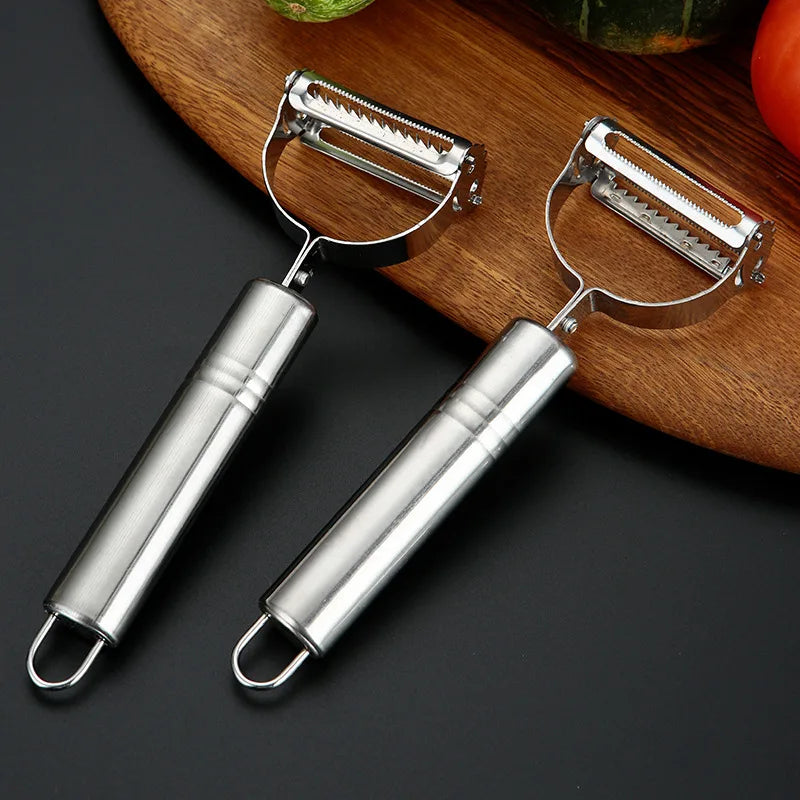 High Quality Stainless Steel Peeler Multifu Fruit Vegetable Peeler Home Kitchen Potato Fruit Manual Peeler Gadgets Wholesale