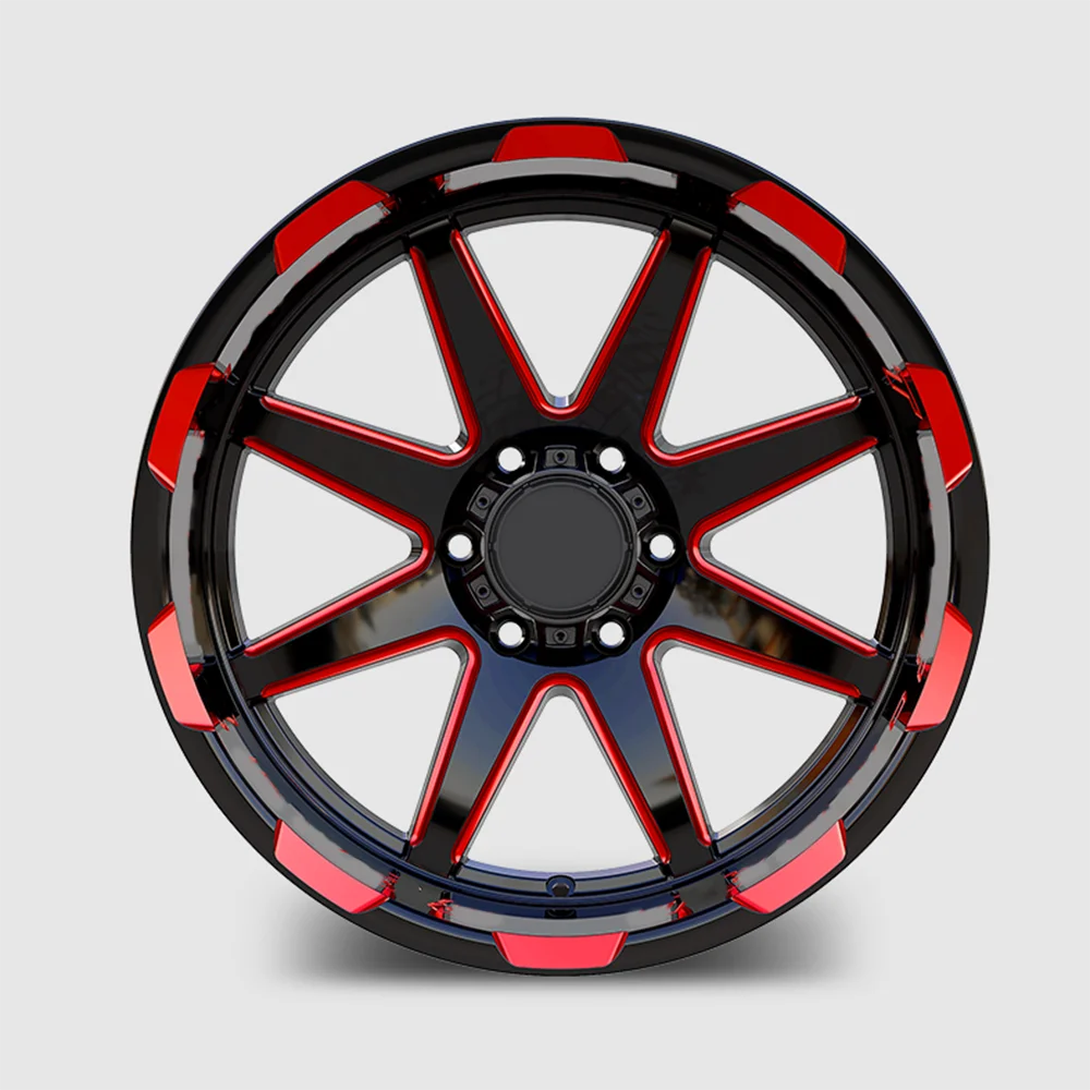 18 19 20 22 inch 12J concave design 8 spokes Negative Offset -44 rims off road mags forged Alloy 4x4 Wheels for Ford ranger Jeep