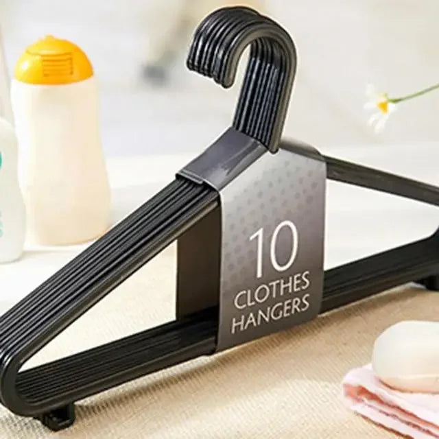 New 10pcs/set Multifunctional Black Wardrobe Hangers for Clothes Rack Multi-function Closet Wardrobe for Clothes Coat Dry Rack