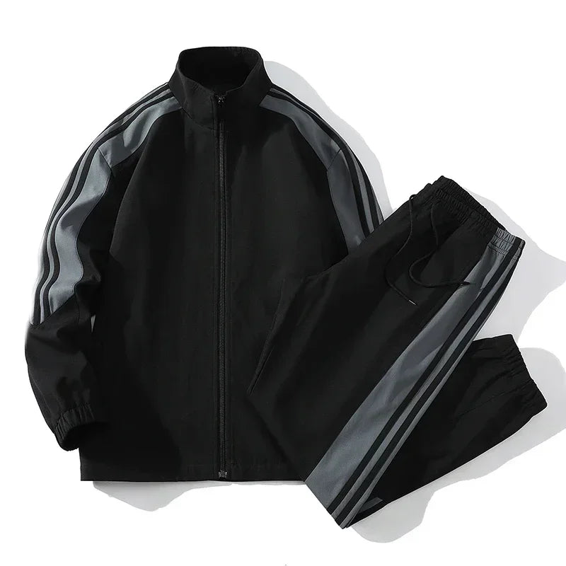 Men's Tracksuits 2 Piece Long Sleeve Athletic Full Zip Sweatsuits Jogging Suit Set Casual Outdoor Streetwear Sport Tracksuit Set