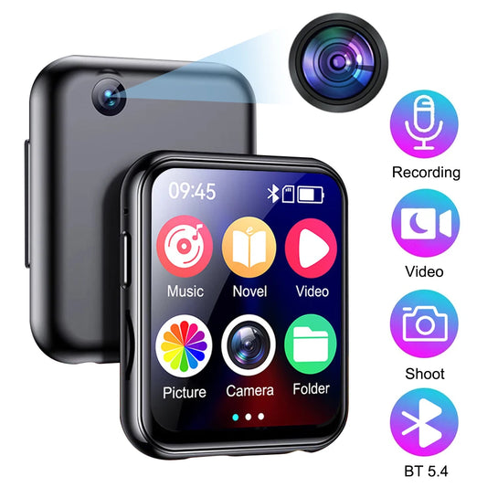 MP3 Music Player with Bluetooth High Resolution Walkman MP4 Full Touch Screen Built-in Speaker Video Playe FM/E-book плееры