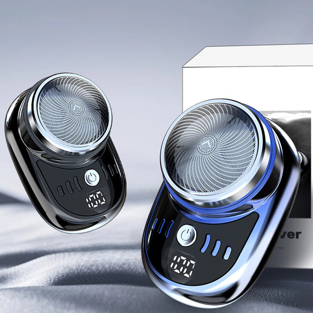 Mini Electric Travel Shaver For Men Pocket Size USB Charging Portable Painless Cordless Trimmer Knive Face Beard Razor