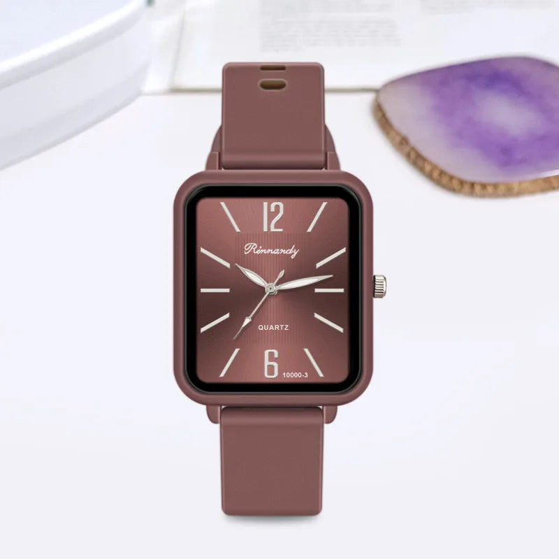 Fashion Women Watch Silicone Quartz Watches for Women Clock Christmas Gift Valentine's Day Ladies WWristwatches Reloj Mujer