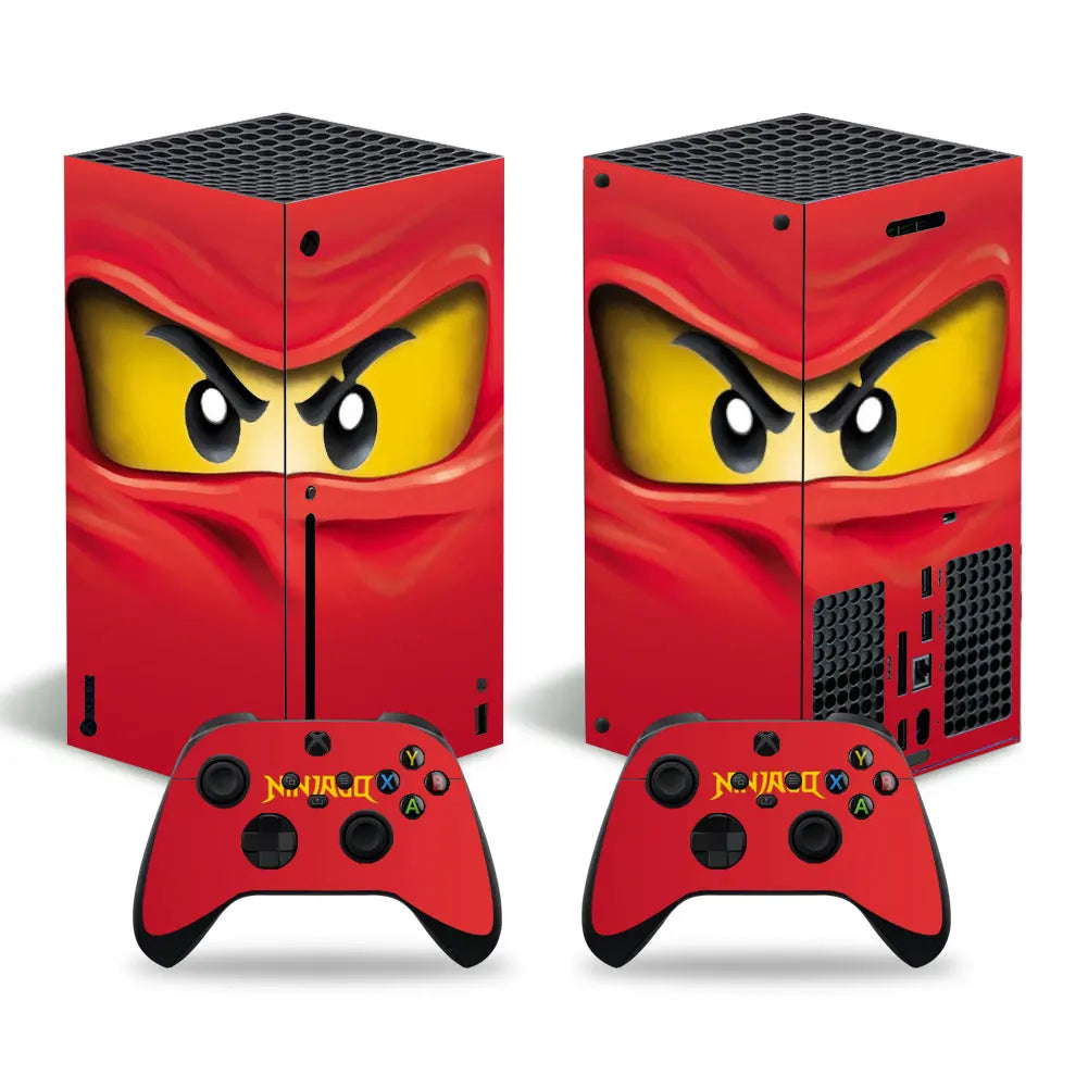 BMO Anime GAME Xbox series x Skin Sticker Decal Cover XSX skin 1 Console and 2 Controllers Skin Sticker Vinyl XboxseriesX