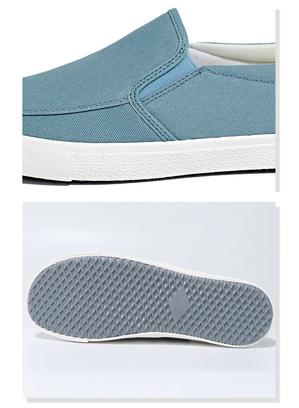 2026 Men Casual Canvas Shoes Spring Breathable Pure Color Anti-slip Soft-Soled Men's Driving Cloth Shoes BD26001