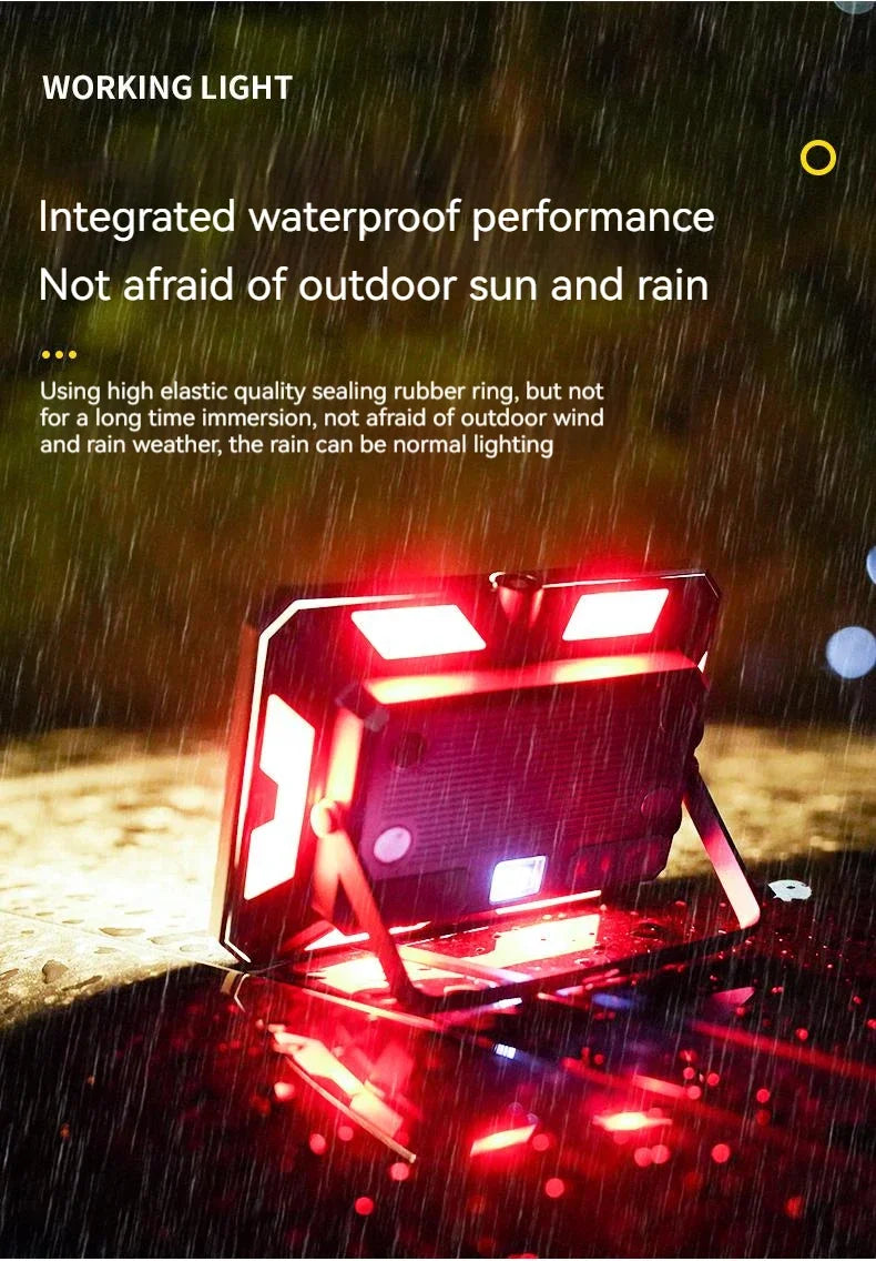 Camping Tent Light LED Rechargeable Searchlight High Power Outdoor Emergency Lighting Waterproof Portable Hanging Night Lamps