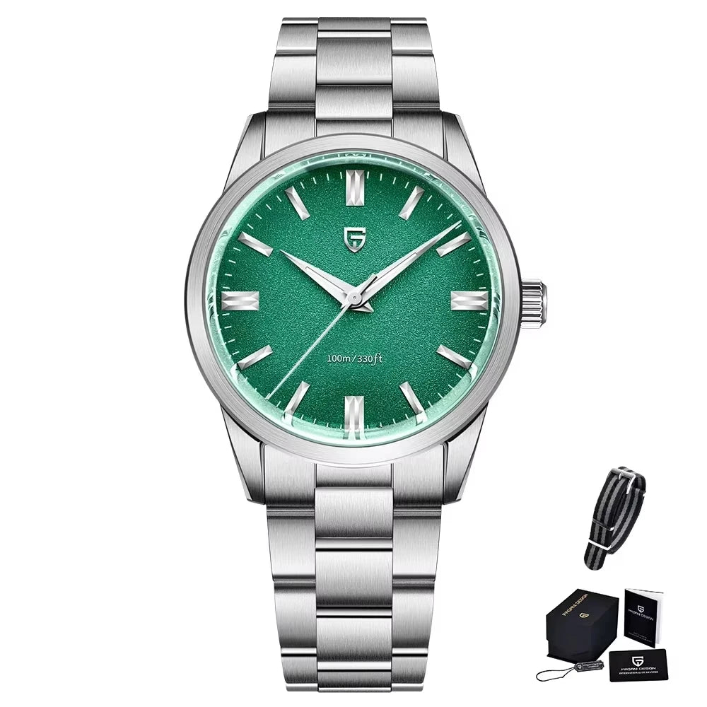 2025 PAGANI DESIGN 38MM Men's Quartz Watches PD1731 VH31 Mov Classic Fashion Stainless Steel Sport Waterproof Clock reloj hombre