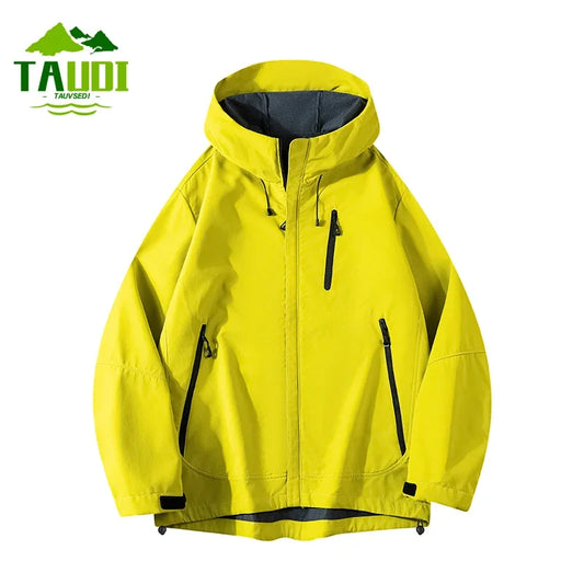 New Men Outdoor Jackets Men Spring Casual Hooded Jacket Coats Mens Autumn Waterproof Fashion Brand Windbreaker Jackets Male 3XL