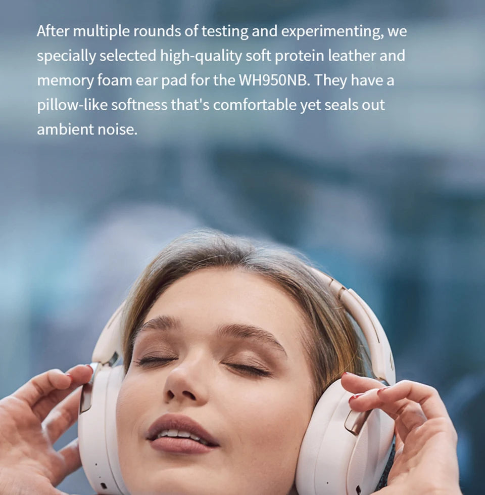 Edifier WH950NB Active Noise Cancelling Wireless Headphones Hi-Res Wireless Audio Dual Device Connection Bluetooth 5.3 Headset