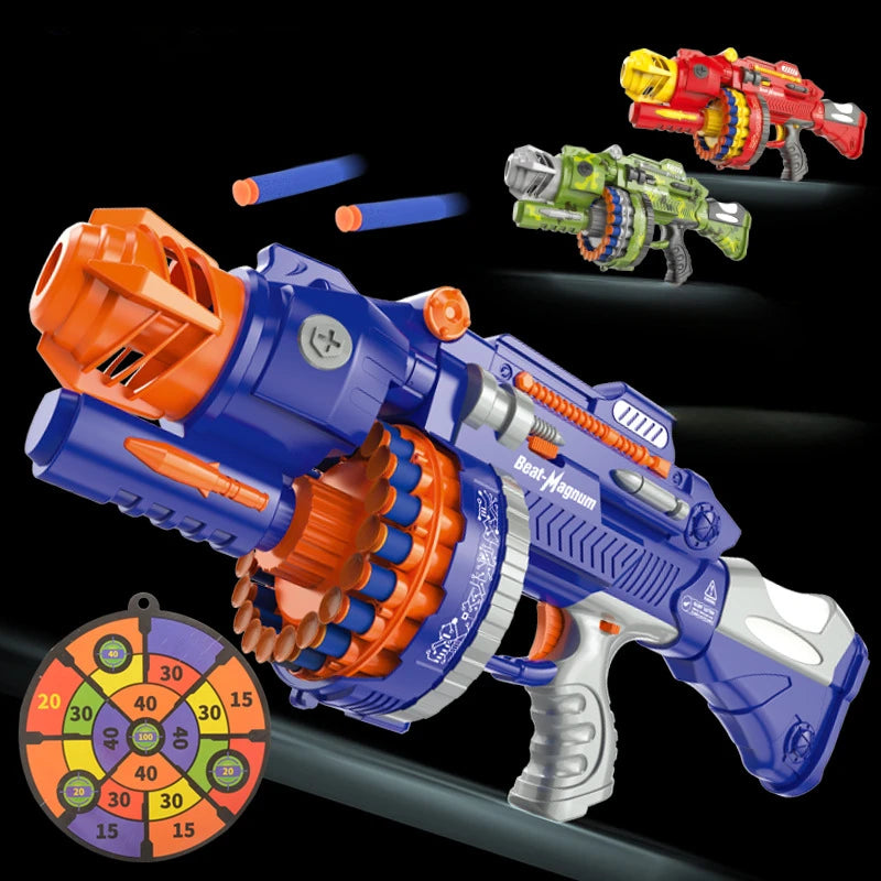 Toys Cool Nerfs Gun Children Electric Continuous Launch Electric Toy Boy Gun Military Firearms Series Soft Bullet Gun Sniper
