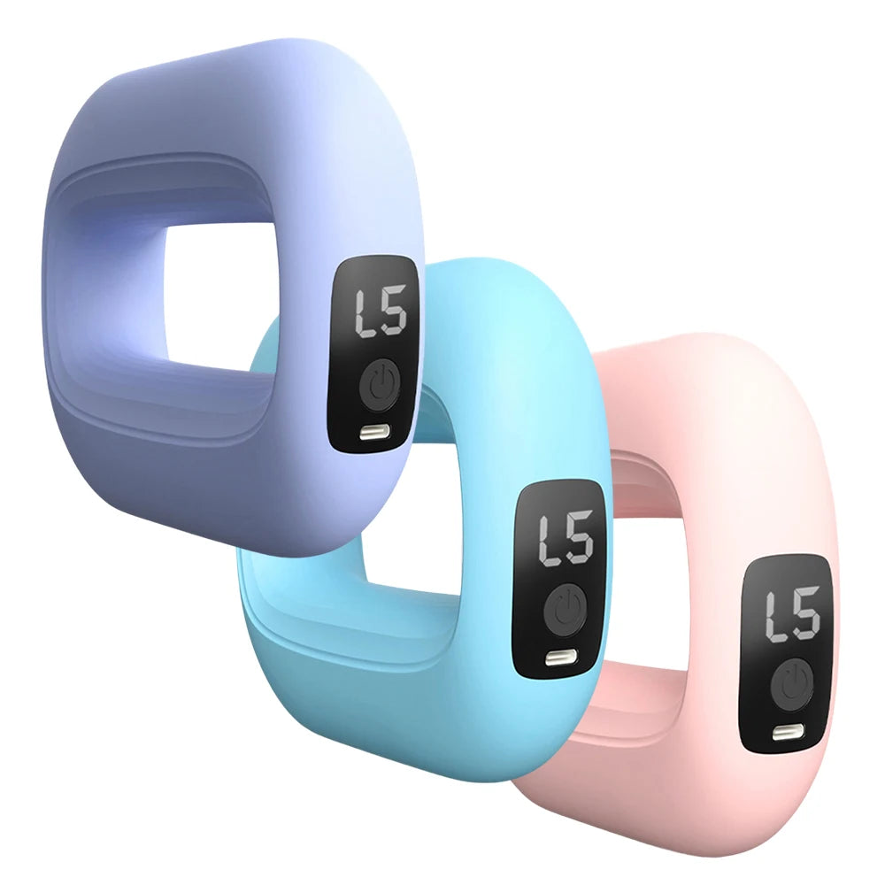 Electric Body Vibration Fascia Ring Fitness Massage Ring Body Shaping Massager Abdomen Belly Waist Deep Tissue Massage Device