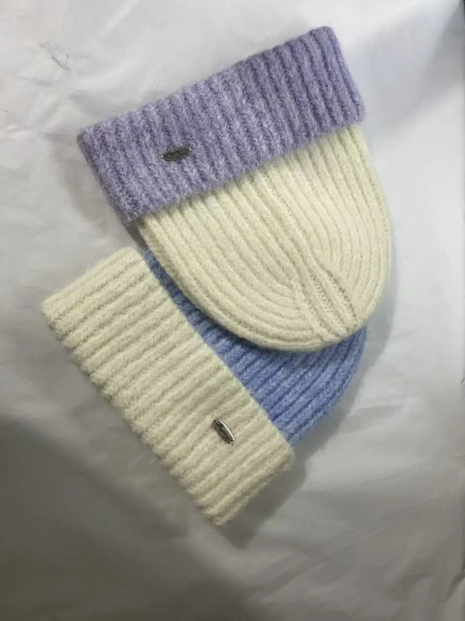 Korean wool hat men's autumn and winter 2025 new thickened warm headgear big head circumference showing small face knitted hat